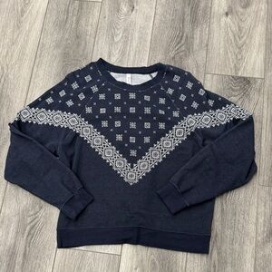 NWOT RVCA Navy Blue Sweatshirt